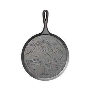 Cast Iron Mountain Griddle | 10.5