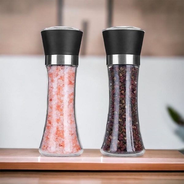 Gourmet Himalayan Salt & Peppercorn Grinders