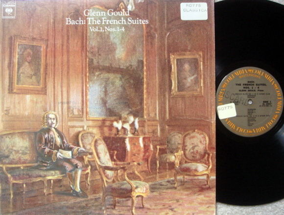 Columbia / GLENN GOULD, - Bach French Suites No.1-4, VG+!