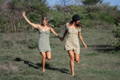 women holding hands