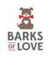 Barks of love animal rescue and placement services logo