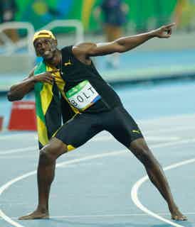 Runner with lean legs