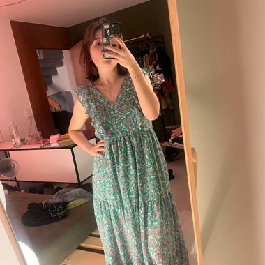 floral summer dress