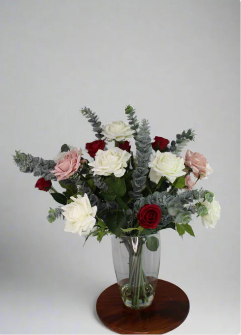 Real Touch Roses and Gum in Water - Realistic Artificial Flowers - Image 2