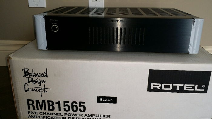 ROTEL  RMB-1565 100 x 5 CLASS D AMP  NEW NEVER USED BLA...