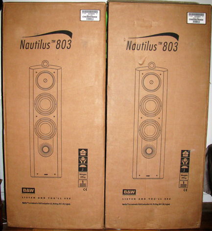 B&W Bowers Wilkins 803N Speakers (Pair)