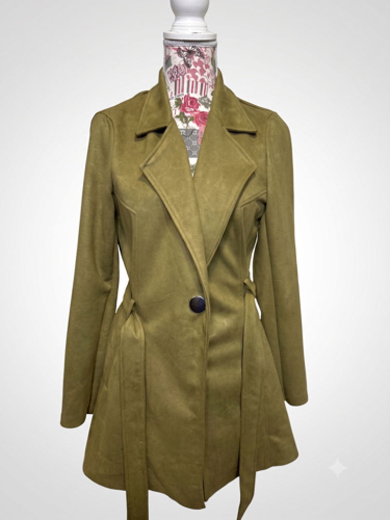 Abrigo Mujer Verde Oliva