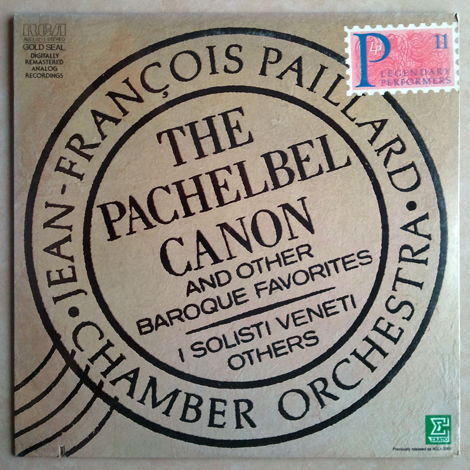 RCA/Jean-Francois Paillard/Pachelbel - Canon & other Ba...