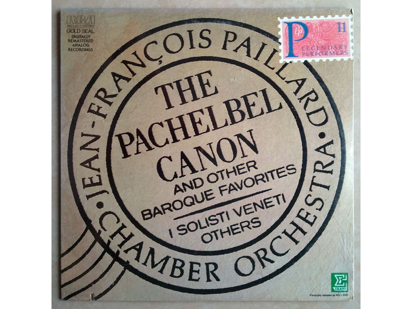 RCA/Jean-Francois Paillard/Pachelbel - Canon & other Baroque Favorite / NM
