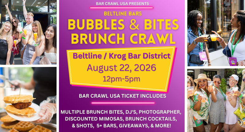 Beltline Bubbles & Bites Brunch Crawl: Krog Bar District