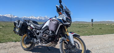2017 HONDA AFRICA TWIN DCT motorcycle for rent near Jackson , WY