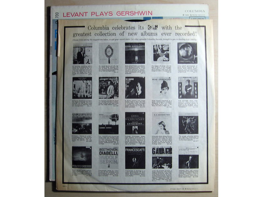 Oscar Levant - Levant Plays Gershwin - 1955 Columbia CL 700