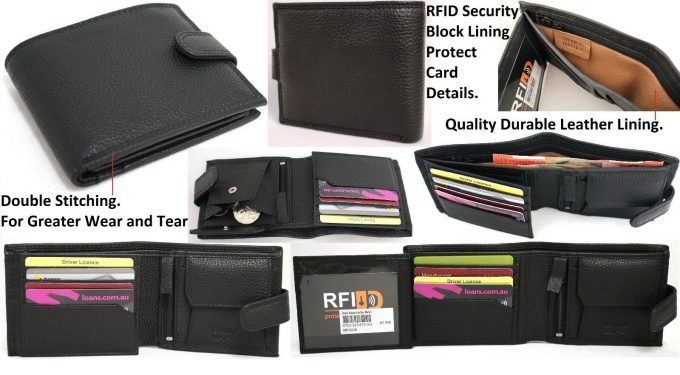 Quality Full Grain Cow Hide Leather Wallet Style 11020 - Image 4