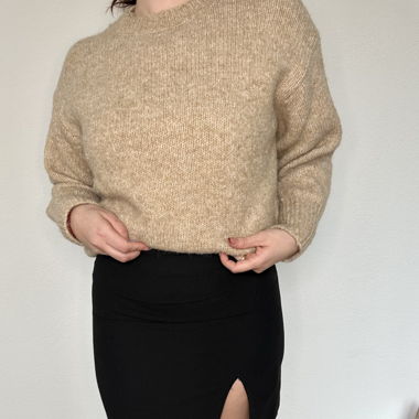 Beige Zara Sweater