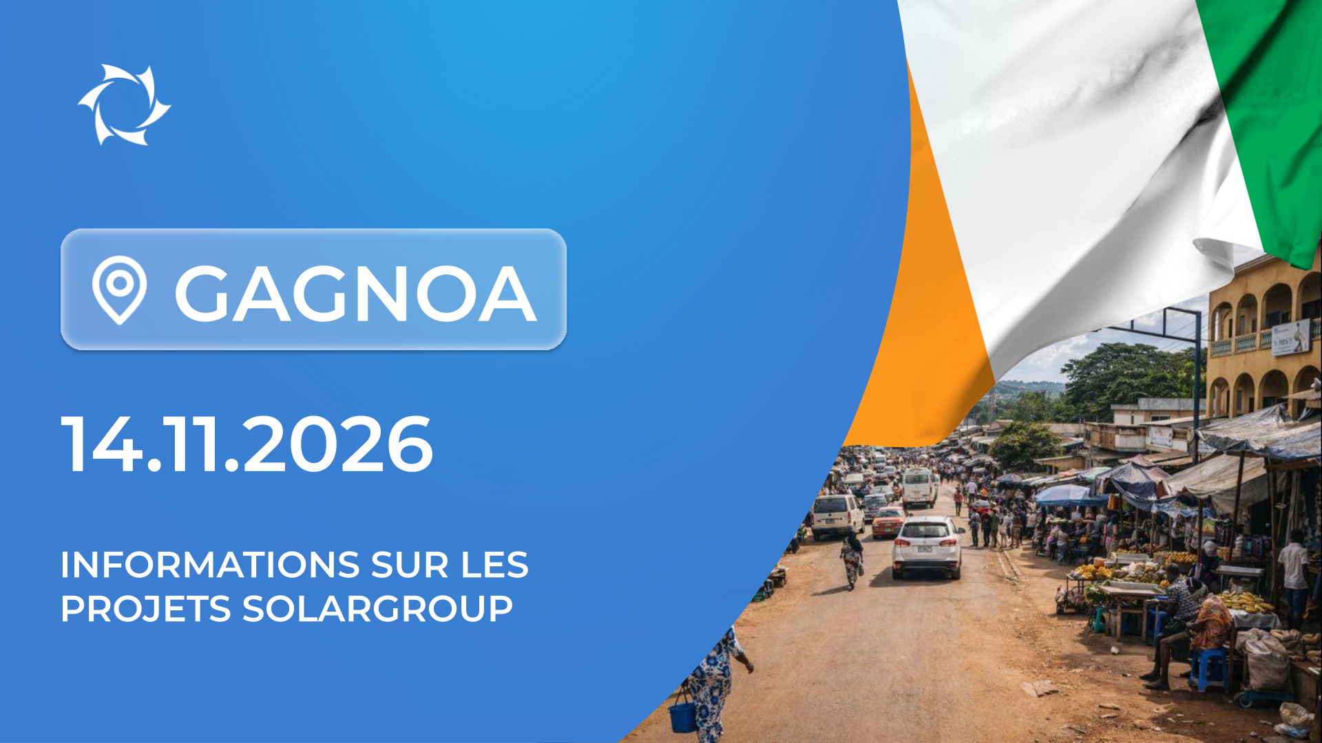Informations sur les projets SOLARGROUP à Gagnoa (Côte d'Ivoire)