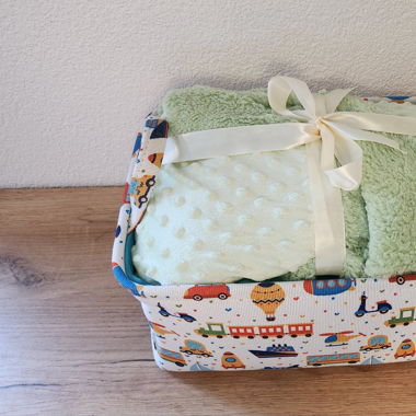 Geschenkkorb für Jungen 0-6 Monaten