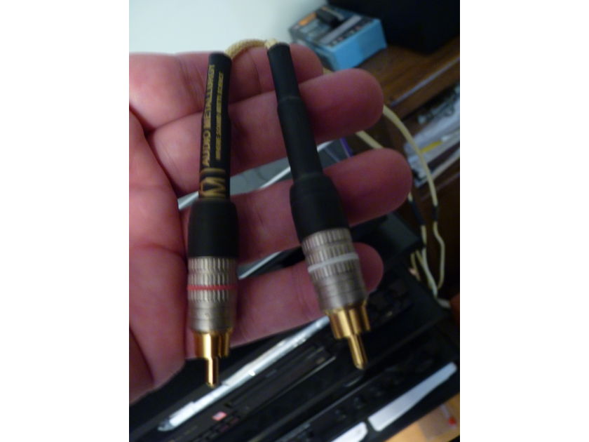 Audio Metallurgy GA-2, IC pair  1.5 meter w/Xhadow Precision RCA plugs! Awesome!