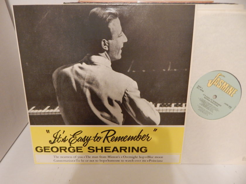 GEORGE SHEARING It's Easy To Remember -  Jasmine JASM 2009 UK Import Mint Vinyl LP