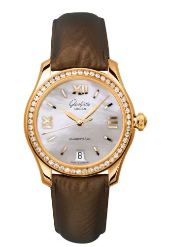 Lady Serenade Rose Gold / Diamond / MOP / Calf - Folding
