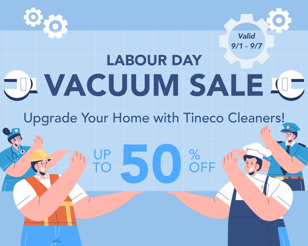 Labor Day Vacuum Sale Tineco US