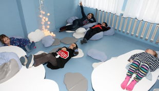 labyrinth kindermuseum ausruhen