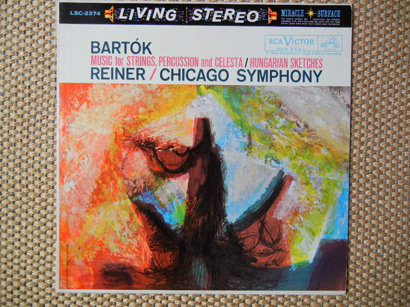 BARTOK/REINER/ - MUSIC FOR STRINGS, PERCUSSION & CELESTA-HUNGARIAN  SKETCHES/RCA Shaded Dog LSC-2374