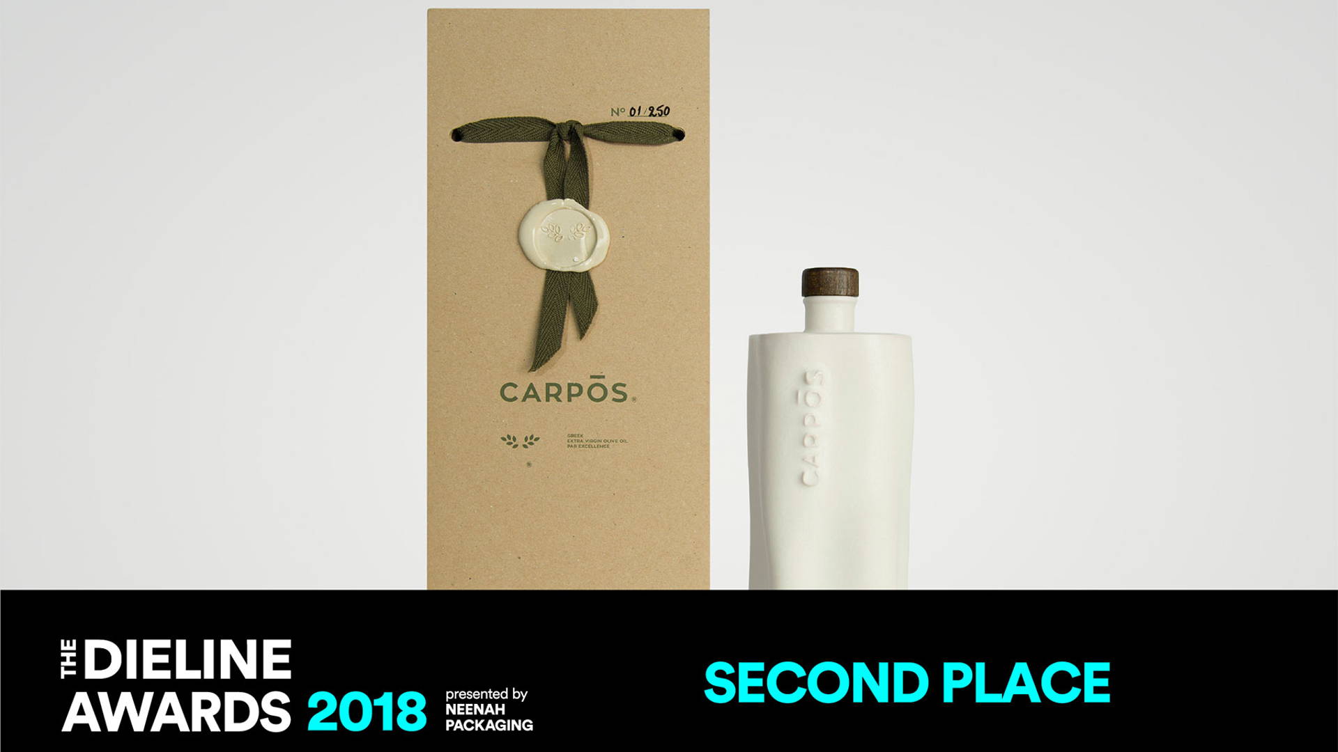 Featured image for The Dieline Awards 2018 - Sustainable Packaging: CARPOS® evoo Par Excellence