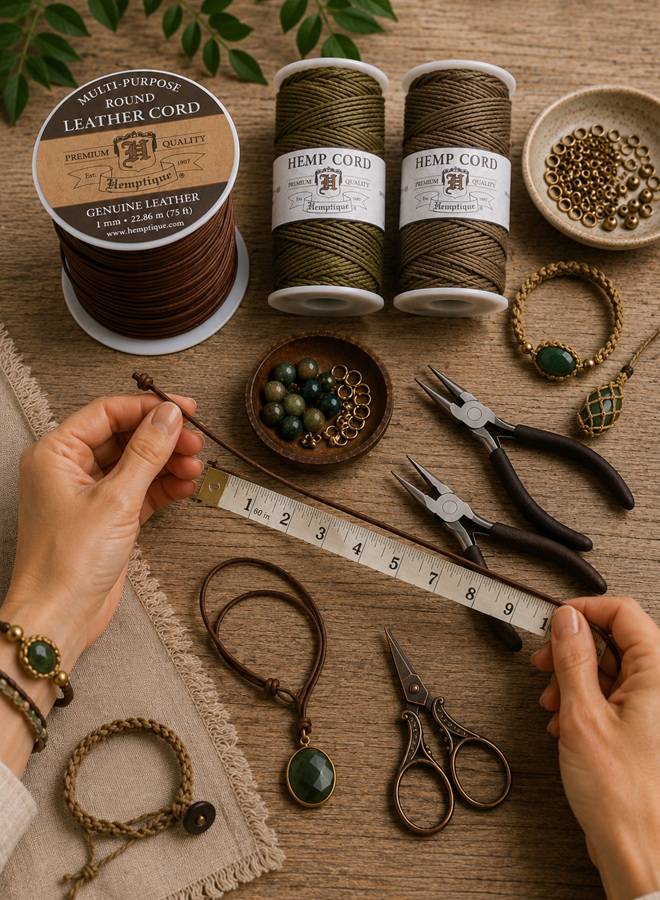 Hemp cord sizes for jewelry making