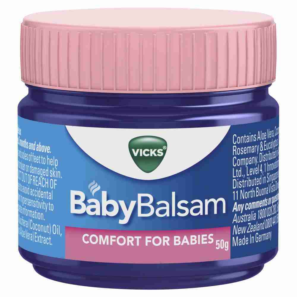 Vicks Babybalsam Decongestant Rub 50G