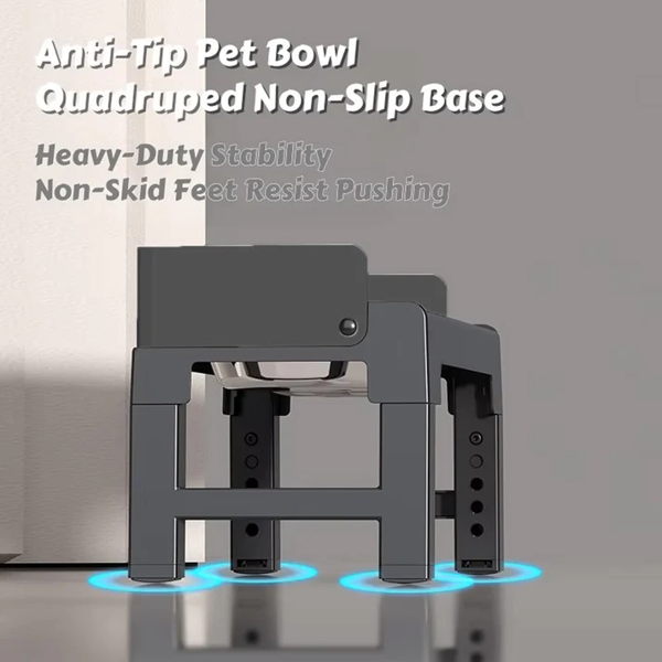 Height Adjustable Pet Feeding Bowl Dog Bowl Elevated Pet Dish Food Water Bowl - Image 5