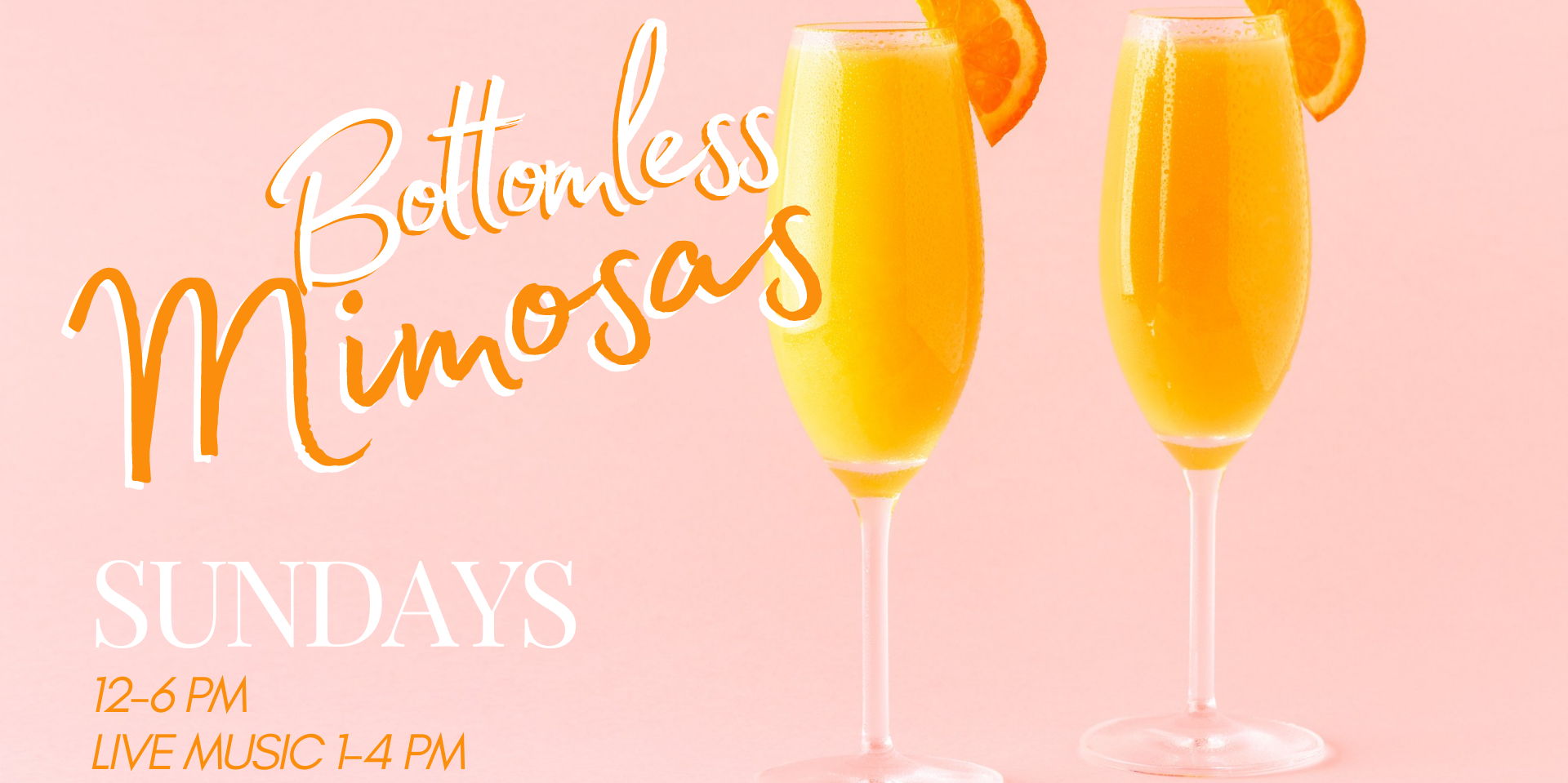 Bottomless Mimosas at Daniel's Vineyard promotional image