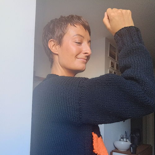 Der Kürbispullover - Strickanleitung