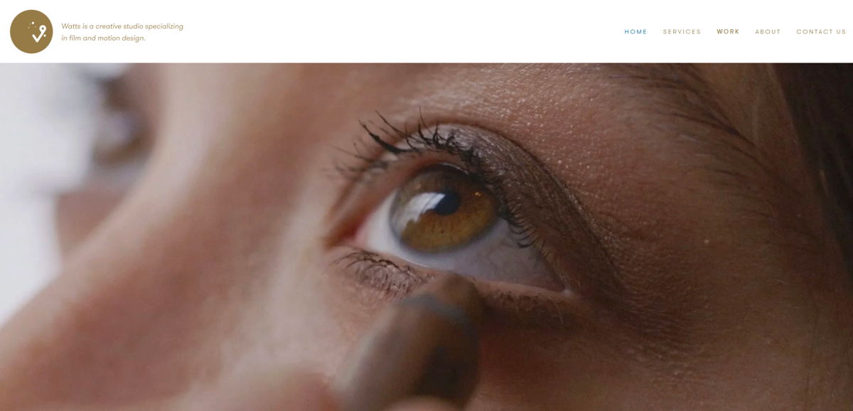 Screenshot of Watts Media, from the production company websites collection.
