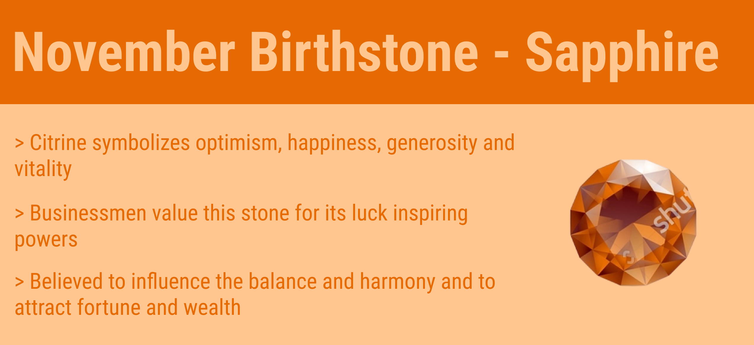 november birthstone quick facts