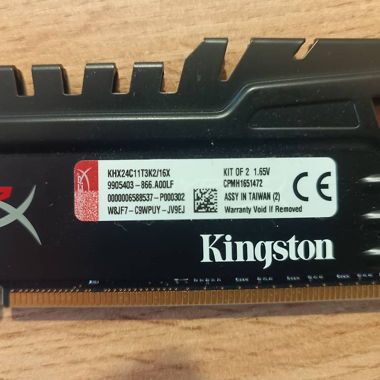 Kingston Hyper Beast 2x8gb RAM DDR3