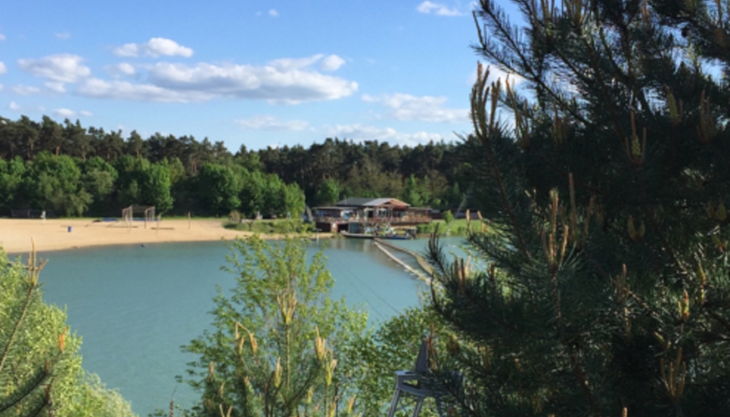 wasserskipark zossen panorama view strand