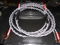 8' Silver 9 AWG Speaker Cables Black Shadow Silver/Teflon 2