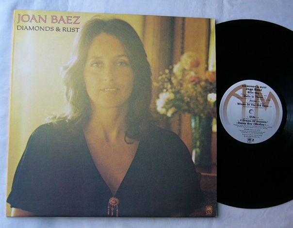 JOAN BAEZ LP--DIAMONDS & RUST-- - rare orig 1975 album ...