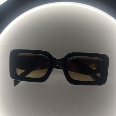 Sonnenbrille schwarz beige