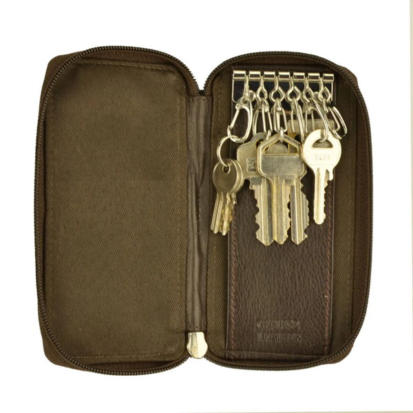 Quality Full Grain Cow Hide Leather Key case. Style: 11050 Hide & Chic - Image 4