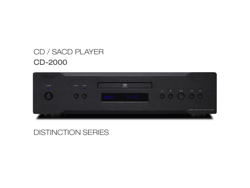 Teac Distinction Series CD-2000 CD/SACD Player with USB 2.0, New with Full warranty and Free Shipping