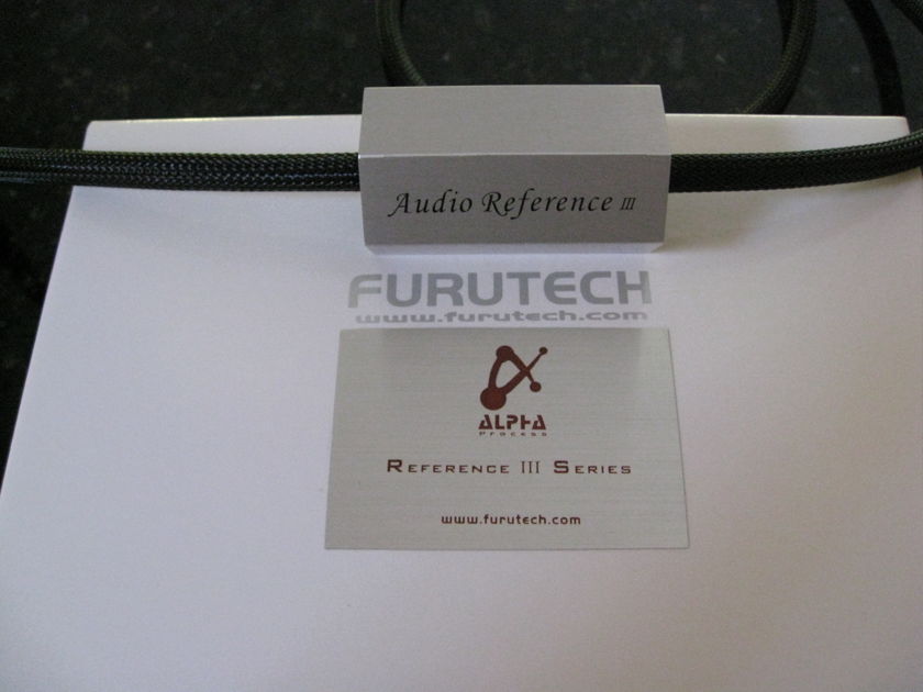 Furutech Audio Reference III Interconnect pair 1.2m. RCA
