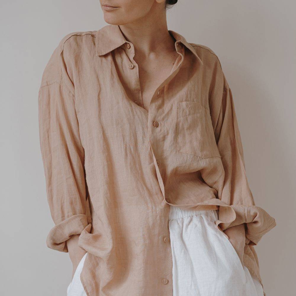women wearing linen