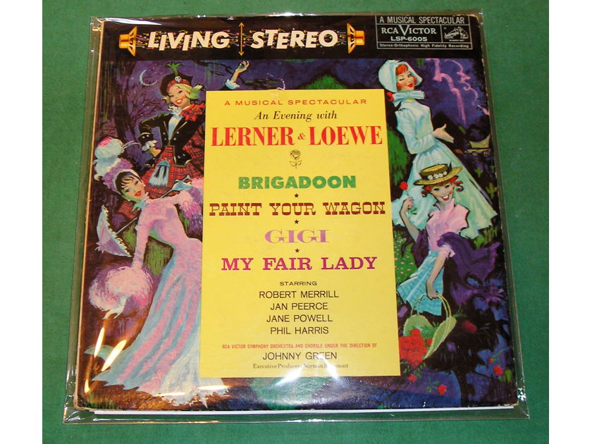 AN EVENING WITH LERNER & LOWE - RCA LIVING STEREO LSP-6005 *  1S/A1 1S/A1 PRESS - NM 9/10 *