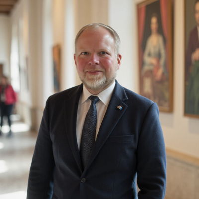 Photo generated by Secta Labs in style of Museum Hall Portraits