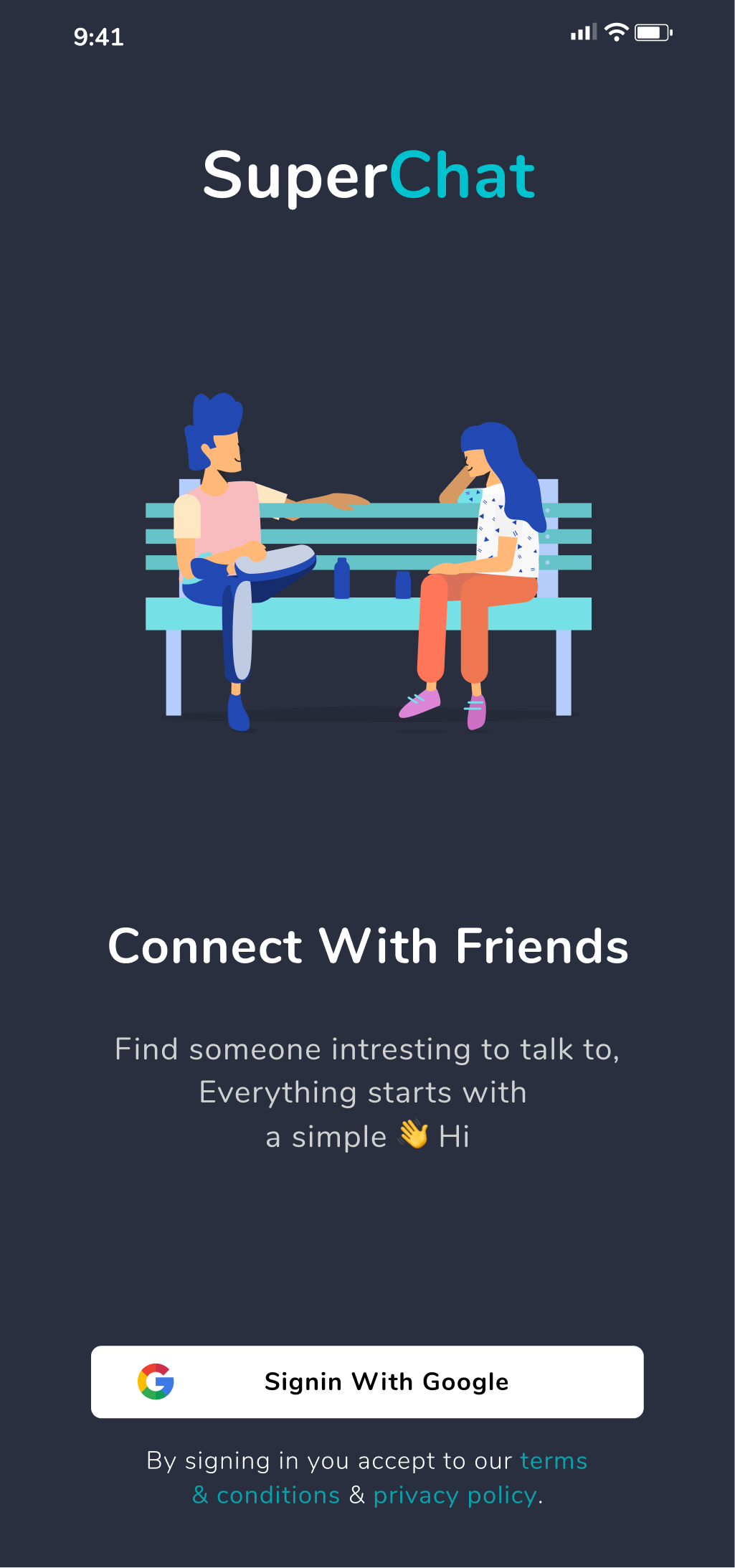 SuperChat Messaging App