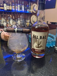 Mesquite smoked single malt Del Bac Dorado whiskey