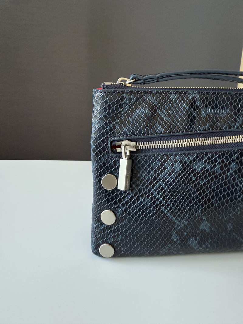 Nash | French Navy Snake/Brushed Silver | Sml - $165.00 | Hammitt Heritage