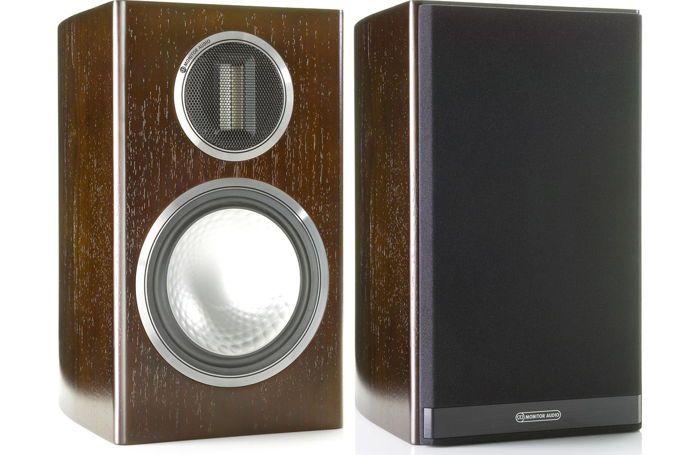 Monitor Audio Gold 100 Speakers (Dark Walnut Veneer) - ...