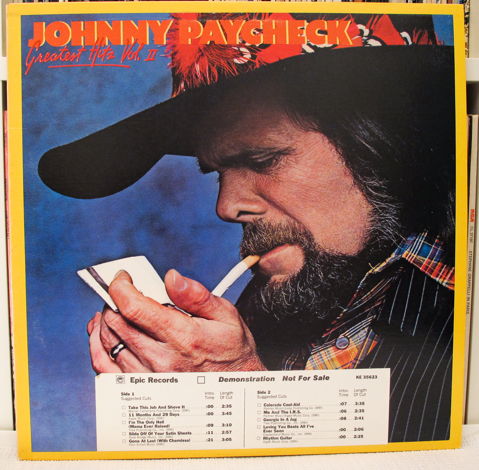 Johnny Paycheck - Greatest Hits, Volume II, (1978) Near...